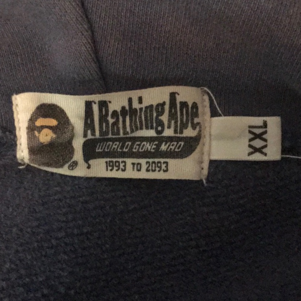 AUthentic BAPE BLUE CAMO HOODIE